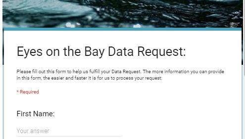 Data Request Online Form