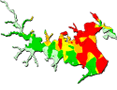 Spatial Water Quality Data Map