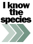 Exclamation mark icon: I know the species
