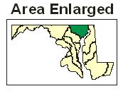Location Map for Maryland's Upper Western Shore